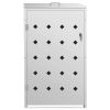 Single Wheelie Bin Shed 63.4 gal Stainless Steel