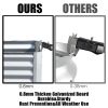 6 x 3 x 1.5 Ft Galvanized Metal Raised Garden Bed For Vegetables & Flowers