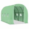 Greenhouse, 73.8 sq. ft. area, Dimensions 11.3 x 6.6 x 6.6 ft.
