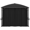 Outdoor Garden Gazebo With Curtains