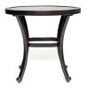 3-Piece Wicker Rocker Bistro Dining Set With Glass Tabletop