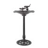 Lancaster Outdoor Aluminum & Iron Top Bronze Bird Bath