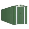Green Galvanized Steel Garden Shed For Storage