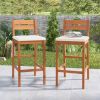 Outdoor Wood Barstools (Set of 2)