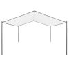 Garden Gazebo 157.5"x157.5"x102.4" White 0.6 oz/ftÂ²