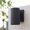 Better Homes & Gardens 7.5'H Modern Cylinder Outdoor Wall Sconce Metal