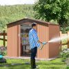 Outdoor Storage Coffee Shed With Doors & Vents