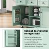 Kitchen Cart With Drop-Leaf Countertop & Storage