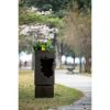Cement Outdoor Garden Water Fountain With Light