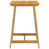 3 Piece Patio Bar Set Solid Acacia Wood