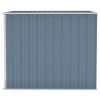 Wall-Mounted Gray Shed 46.5"x 76.4"x 70.1" Made Of Galvanized Steel