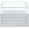 Garden Raised Bed With Greenhouse 39.4"x39.4"x33.5"