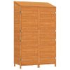 Garden Shed Brown 40.2"x 20.5"x 68.7" Solid Fir Wood
