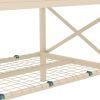 Outsunny Elevated Garden Bed With Shelf & Liner