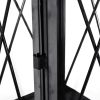 14" Black Lantern Stainless Steel