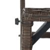 11-Piece Wicker Outdoor Dining Table Set With Cushions