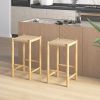 26" Dining Bar Stool Set Of 2 - Counter Height Kitchen Island Stools
