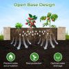 Solid Fir Wood Square Planter Box For Gardens