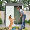 5 x 3 Ft Outdoor Equipment Storage Shed With Sloped Roof & Secure Door
