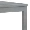 5 Piece Garden Lounge Set with Cushion Solid Acacia Wood Gray