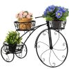 Parisian Tricycle Plant Stand: Elegant Flowerpot Holder