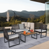 Acacia Wood 4-Piece Patio Set