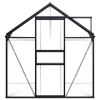 Anthracite-Colored Aluminum Greenhouse Covering 5.89 Square Meters