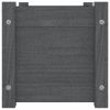 Solid Pine Garden Planters - Set Of 2 (Gray)