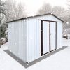 6Ft x 8Ft Metal Garden Storage Shed
