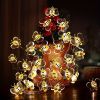 Copper Wire Bee Fairy Lights (79 inches) With 20 LEDs For Home & Wall Decor