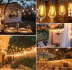 15 Pcs Outdoor Solar Series Light With Remote & USB Port