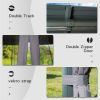 10'x12' Galvanized Steel Double Roof Outdoor Gazebo