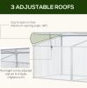 71"L x 21"W x 20.25"H Aluminum Vented Mini Greenhouse