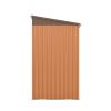 4.2' x 9.1'Ft Outdoor Storage Shed - Coffee Brown