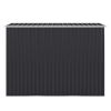 4.2' x 9.1'Ft Outdoor Storage Shed - Dark Gray