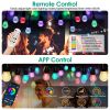 52.5Ft Vibrant Outdoor String Smart RGB LED Waterproof Patio Lights