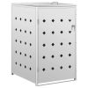 Single Wheelie Bin Shed 63.4 gal Stainless Steel