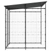 Steel Black Bicycle Storage Shed 74.8"x74.8"x87.4"
