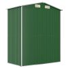 Garden Shed Green 75.6"x 42.5"x 87.8" In Galvanized Steel