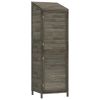Garden Shed Anthracite 21.7"x 20.5"x 68.7" Solid Fir Wood