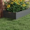 Outsunny 8x2ft Wooden Raised Garden Bed Kit, Elevated Planter with 2 Boxes, Self Draining Bottom and Liner, Patio to Grow Vegetables, Herbs