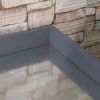 Outdoor Storage With Metal Roof & Shelves For Garden Or Pool Supplies Gray