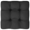 Garden Footstools with Cushions 2 pcs Solid Pinewood