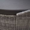 Rattan Outdoor Lounge Bed With Canopy & Cushions