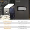 LED Outdoor Wall Mounted Light With Motion Sensor Lantern Fixture