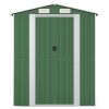 Garden Shed Green 75.6"x 75.2"x 87.8" Galvanized Steel