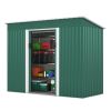 4.2' x 9.1'Ft Outdoor Storage Green Shed