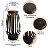 Solar-Powered Pathway Lantern For Garden Patio & Front Entrance Decor