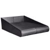 Garden Bed Black 79.1"x54.7" Poly Rattan