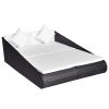 Garden Bed Black 79.1"x54.7" Poly Rattan